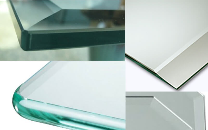 mirror edge shapes from china glass factory